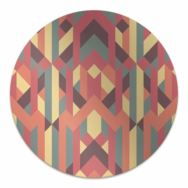 Tappeto per sedia con ruote Linee Colorate