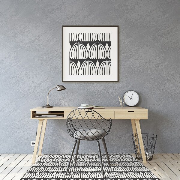 Tappeto per sedia con ruote Pattern Retrò