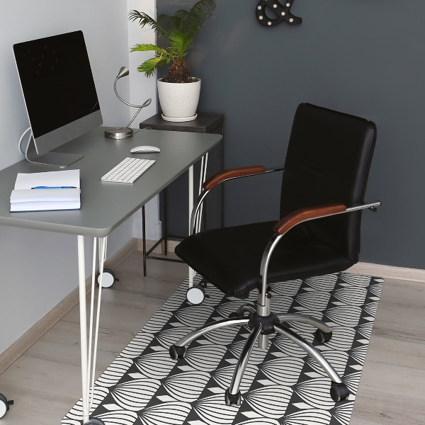 Tappeto per sedia con ruote Pattern Retrò