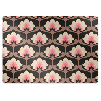 Tappeto per sedia con ruote Pattern Floreale