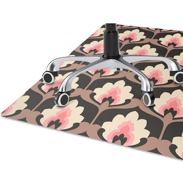 Tappeto per sedia con ruote Pattern Floreale