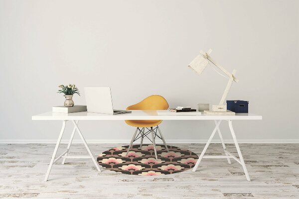 Tappeto per sedia con ruote Pattern Floreale