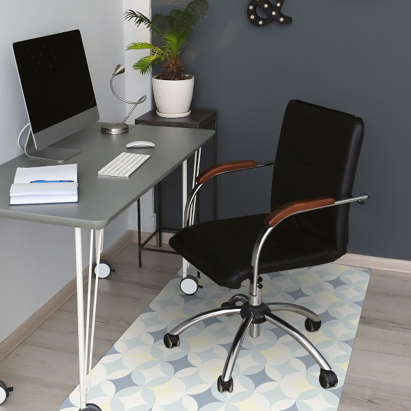 Tappeto per sedia con ruote Pattern Retrò