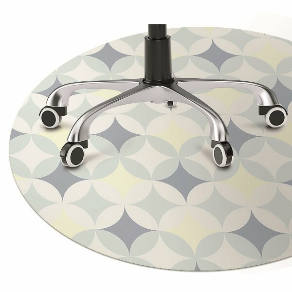 Tappeto per sedia con ruote Pattern Retrò