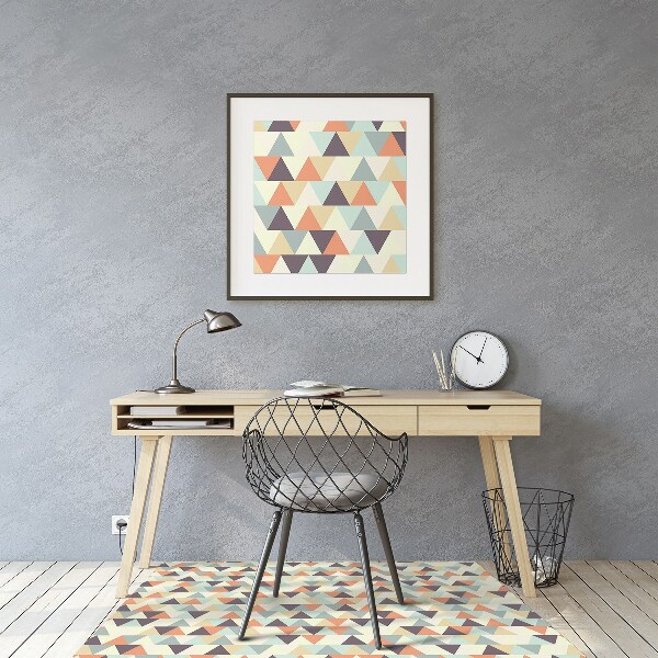 Tappeto per sedia con ruote Piccoli Triangoli