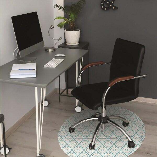 Tappeto per sedia con ruote Pattern Retrò