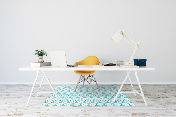 Tappeto per sedia con ruote Pattern Retrò