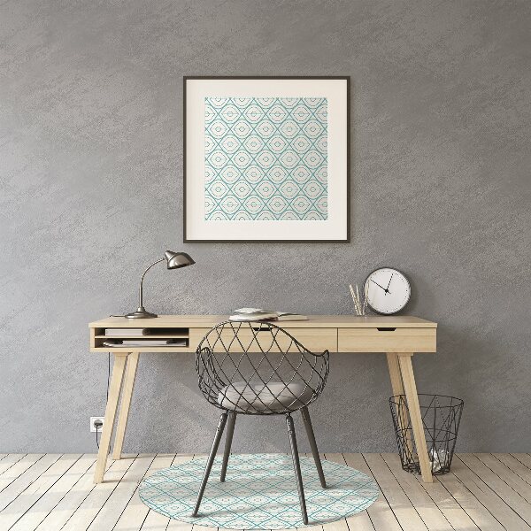 Tappeto per sedia con ruote Pattern Retrò