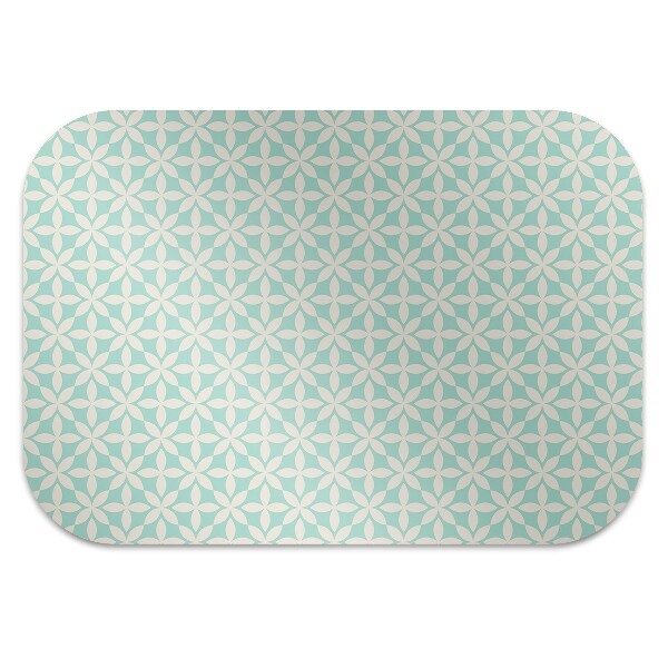 Tappeto salvapavimento Pattern Bianco E Blu