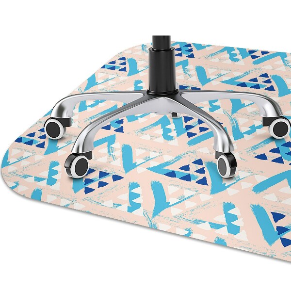 Tappeto per sedia con ruote Modello Di Triangolo