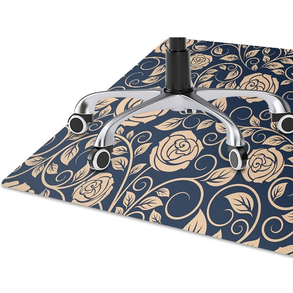 Tappeto per sedia con ruote Rose D'Oro Vintage