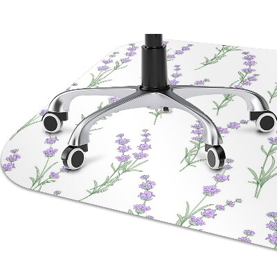 Tappeto per sedia con ruote Fiori Di Lavanda