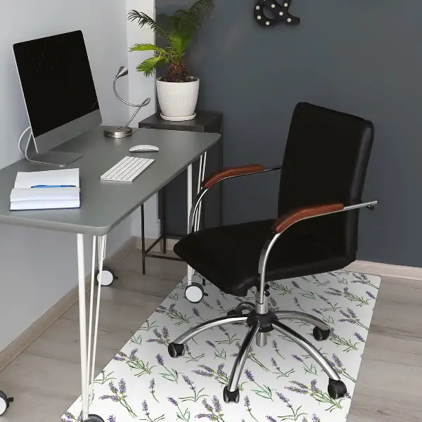 Tappeto per sedia con ruote Fiori Di Lavanda