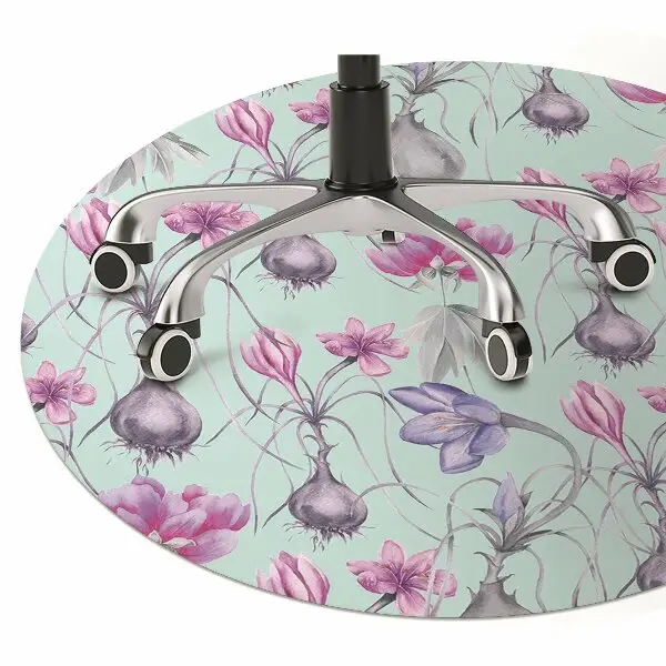 Tappeto per sedia con ruote Crocus Con Cipolle