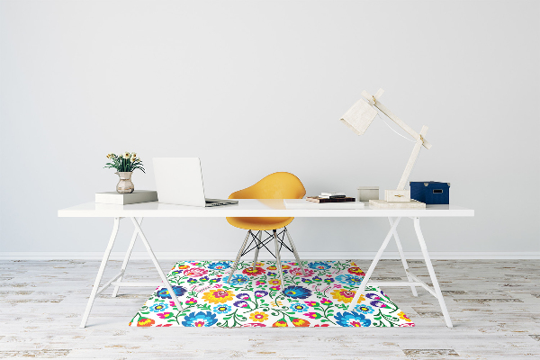 Tappeto per sedia con ruote Arte Popolare