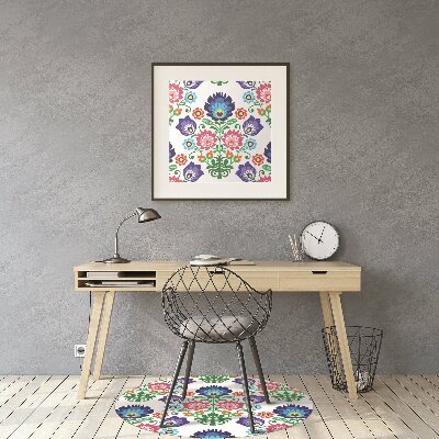 Tappeto per sedia con ruote Pattern Folk