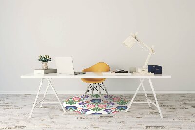 Tappeto per sedia con ruote Pattern Folk