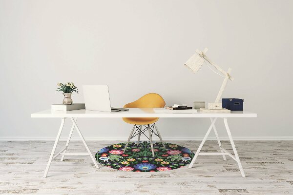 Tappeto per sedia con ruote Arte Popolare