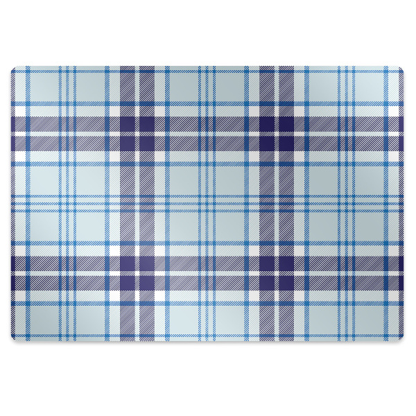 Tappeto per sedia con ruote Tartan