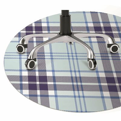 Tappeto per sedia con ruote Tartan