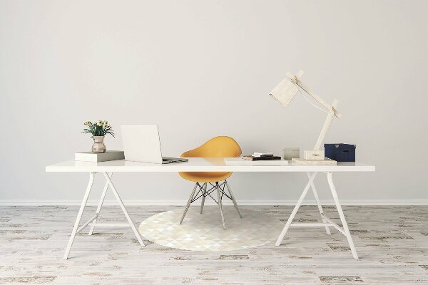 Tappeto per sedia con ruote Modello Di Triangolo