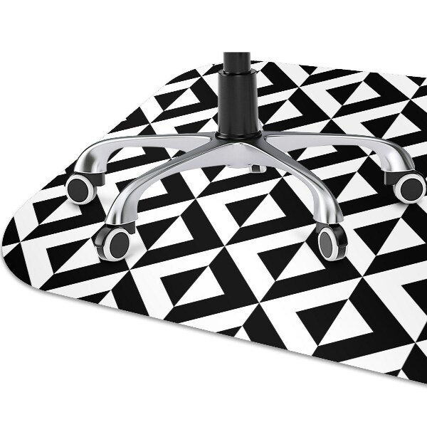 Tappeto sedia ufficio Illusione Geometrica