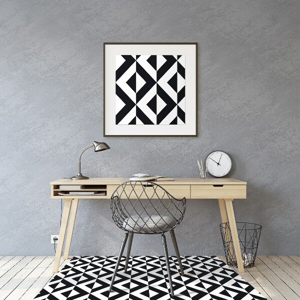 Tappeto sedia ufficio Illusione Geometrica