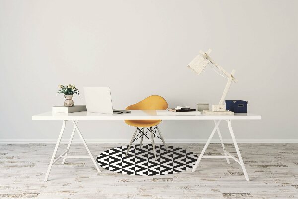 Tappeto sedia ufficio Illusione Geometrica
