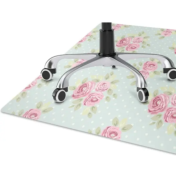 Tappeto per sedia con ruote Bouquet Rosa