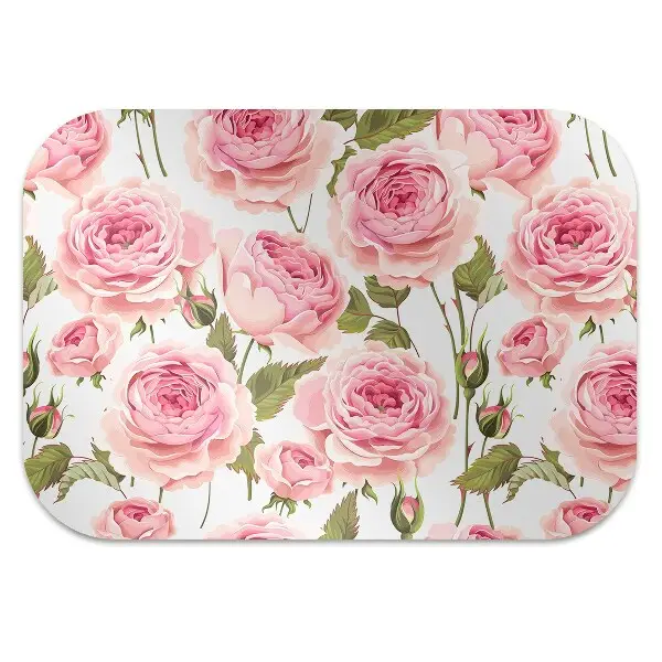 Tappeto per sedia con ruote Belle Rose