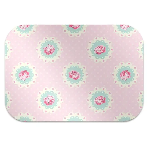 Tappeto per sedia con ruote Rose E Punti