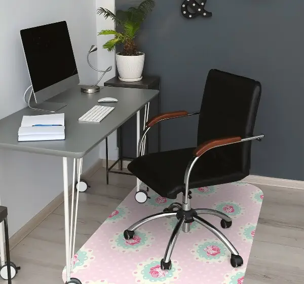 Tappeto per sedia con ruote Rose E Punti