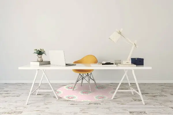 Tappeto per sedia con ruote Rose E Punti