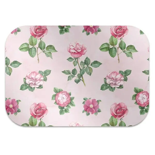 Tappeto per sedia con ruote Rosa Con Picchi