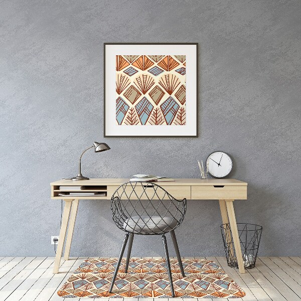 Tappeto salvapavimento Pattern Marrone Etnico