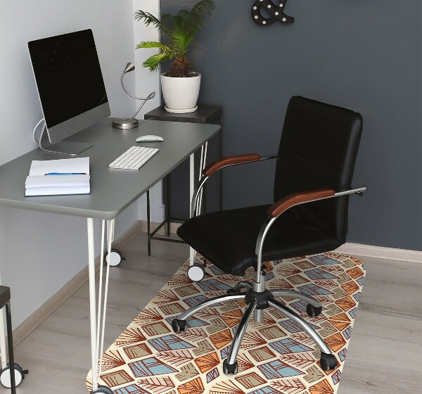 Tappeto salvapavimento Pattern Marrone Etnico