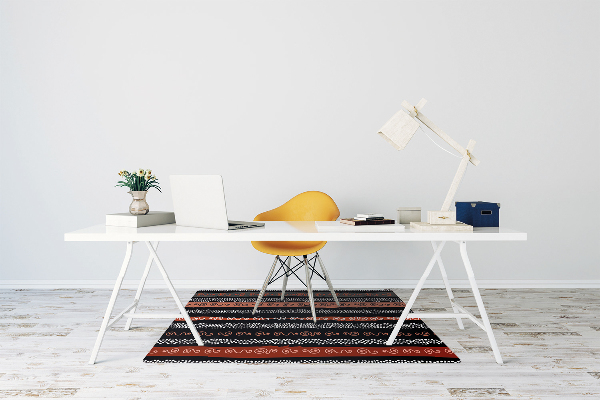 Tappeto per sedia con ruote Schema Tribale