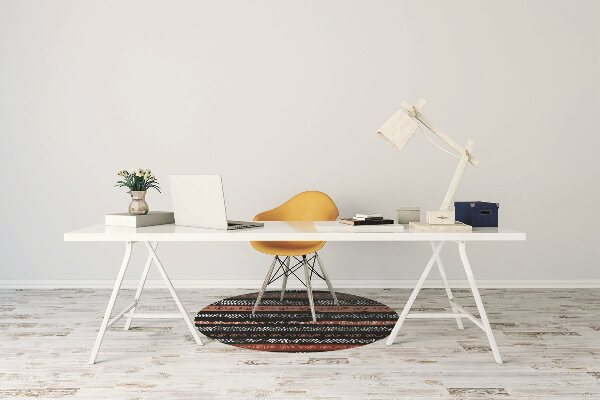 Tappeto per sedia con ruote Schema Tribale