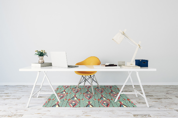 Tappeto per sedia con ruote Pattern Aztec