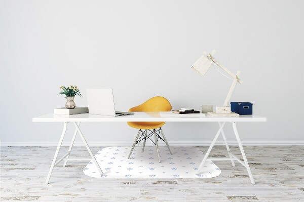 Tappeto per sedia con ruote Pattern Floreale