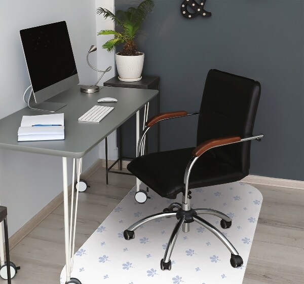 Tappeto per sedia con ruote Pattern Floreale