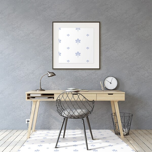 Tappeto per sedia con ruote Pattern Floreale