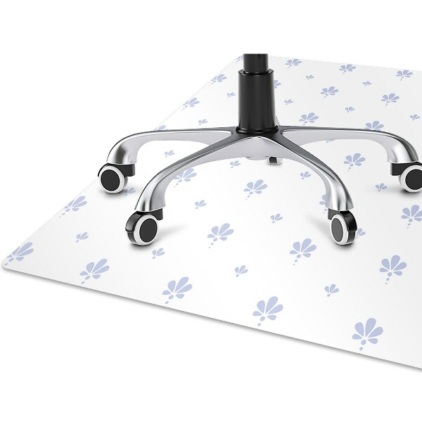 Tappeto per sedia con ruote Pattern Floreale