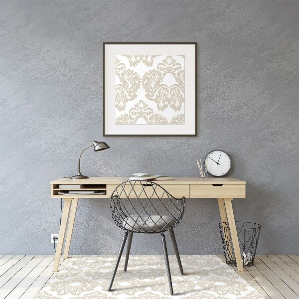 Tappeto per sedia con ruote Pattern Floreale