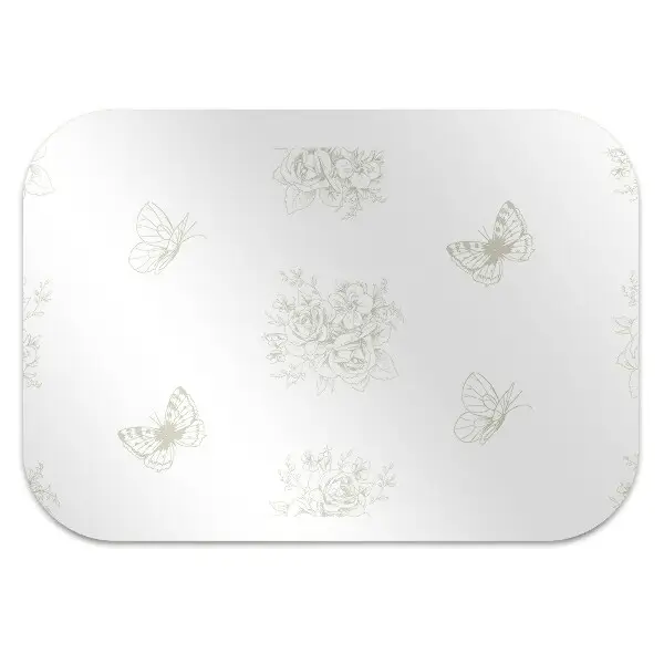 Tappeto salvapavimento Farfalle E Fiori