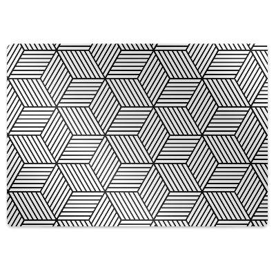 Tappeto sedia ufficio Illusione Geometrica