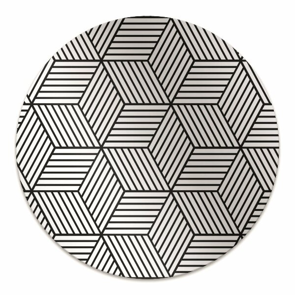 Tappeto sedia ufficio Illusione Geometrica