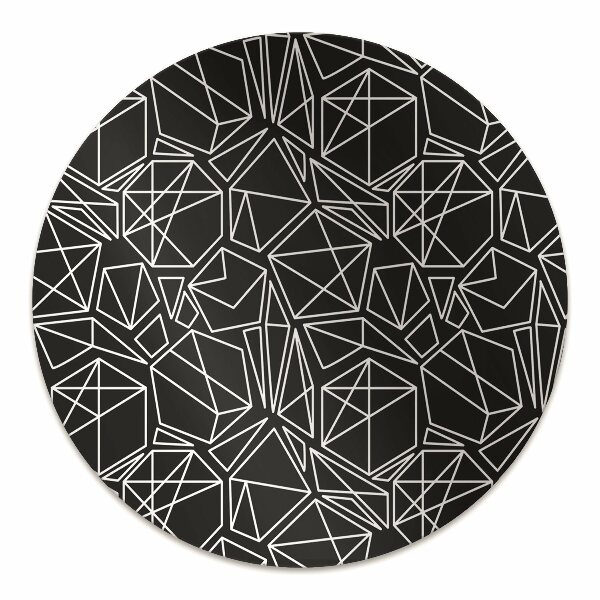 Tappeto per sedia con ruote Solidi Geometrici