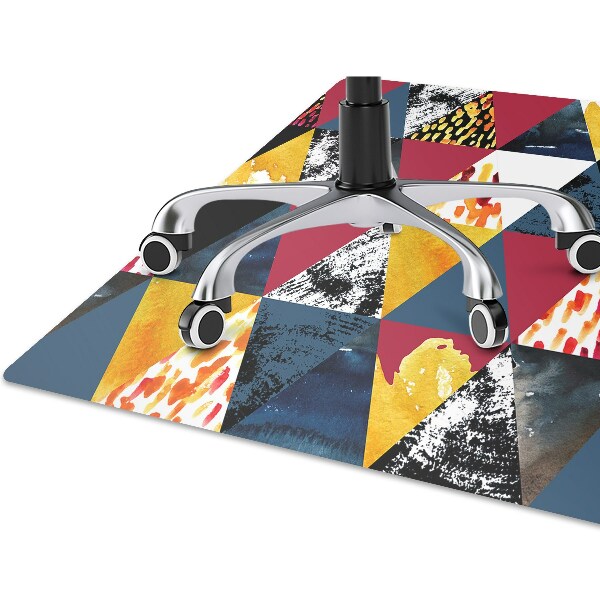 Tappeto sedia ufficio Mosaico Di Triangoli