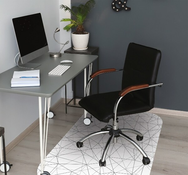 Tappeto per sedia con ruote Linee Geometriche